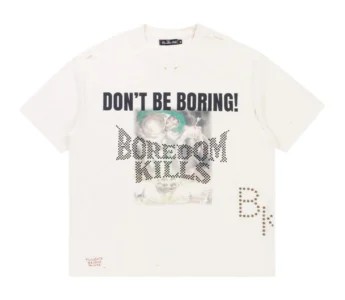 Boredom Kills 'Don't Be Boring' Tee (White)