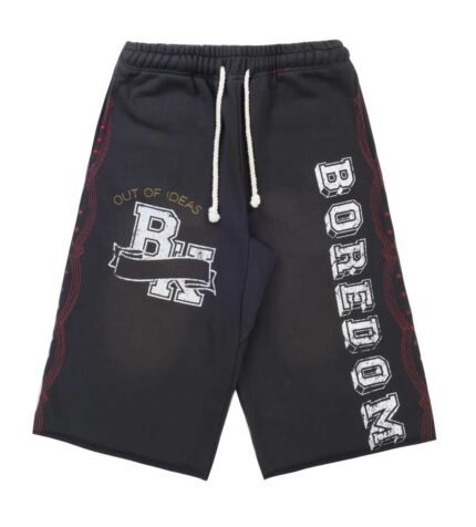 Boredom Kills Collegiate Sweatshorts Vintage Black – Restock AR