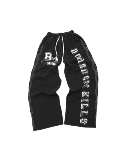 Boredom Kills | Collegiate Sweats - Black | Sweatpants